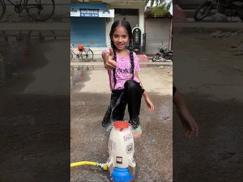 Pari Ka New Rocket Shower♥️ #shortvideo #funwithparicute