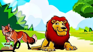 قصة الأسد العجوز   قصص كان يا مكان دندنها