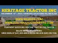 Heritage Tractor Inc December 15 2023 - BigIron Auctions
