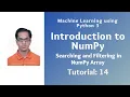 Introduction to NumPy Tutorial 14 Searching and Filtering in NumPy Array