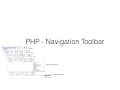 PHP Navigation Toolbar created by FmPro Migrator