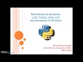 11 Differences between Lists Tuples Sets and Dictionaries in Python by Bharathi Patnala