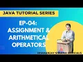 EP-04 Java Tutorial Assignment Arithmetical Operators