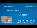 C Adapter Design Pattern Explained UML Diagram Code Example SWOT Analysis