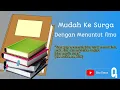 Lagu Mudah Ke Surga Dengan Menuntut Ilmu