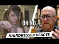 Hairdresser Reacts to DIY Haircut Gone WRONG