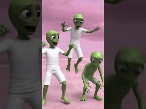 Crazy green boyz dance #aliendance #dametucosita