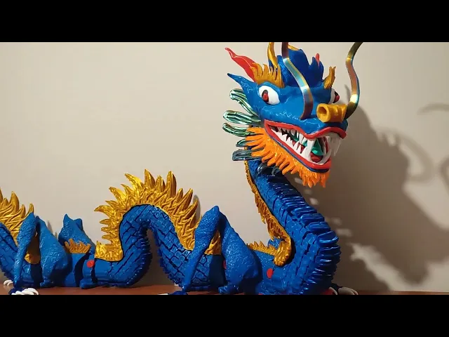 Tian Long å¤©é¾ ā Ultimate 970 Parts Articulated Dragon - Extreme 3D Printing Challenge video thumbnail