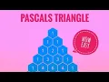 EASY WAY TO LEARN PASCALS TRIANGLE