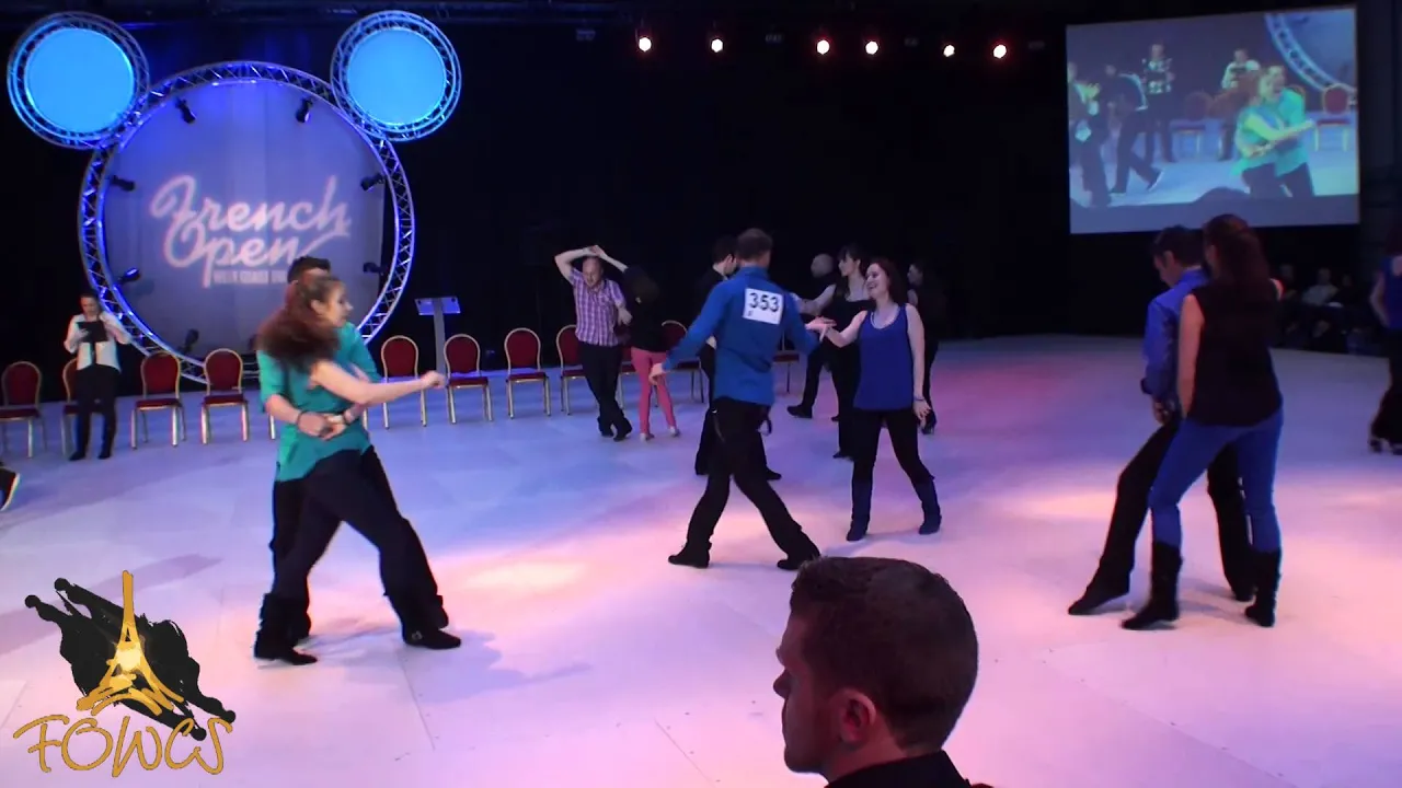 FOWCS 2015 - Novice Strictly - Finals - All Skate 2