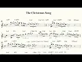 Lagu The Christmas Song \u0026 Easy Solo Alto Sax（譜面付き）