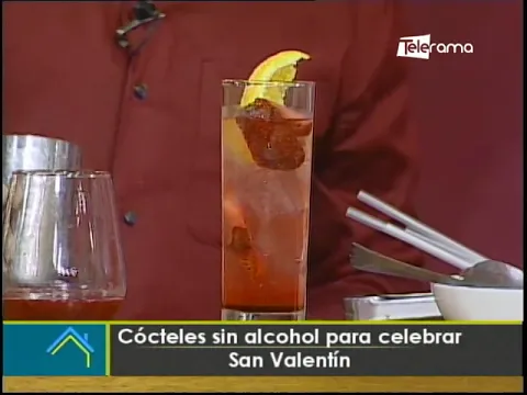 Cócteles sin alcohol para celebrar San Valentín