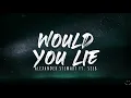 Seeb, Alexander Stewart - Would You Lie (Lyrics)