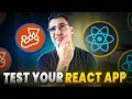 How to test React Application React Course