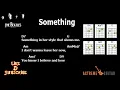 Something Beatles Chords