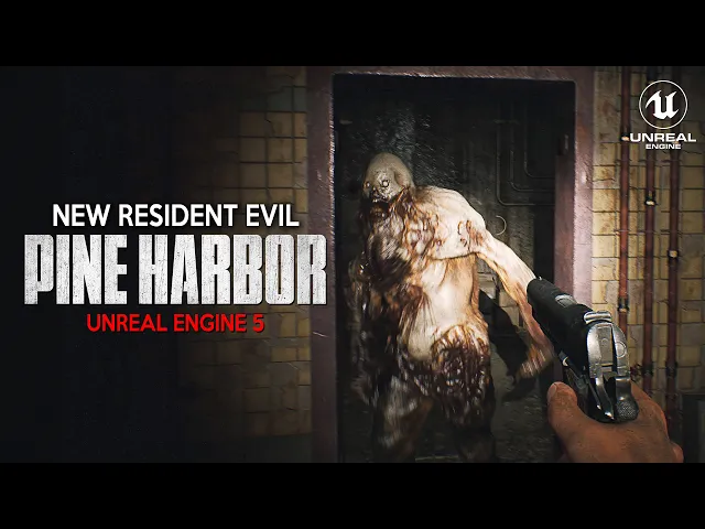 PINE HARBOR Gameplay Demo in UNREAL ENGINE 5 | New Horror Resident Evil RTX 4090 4K No Commentary