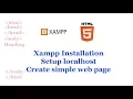 How to set up Xampp and a simple web page within 5 min