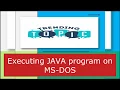 java program in command prompt using notepad editor tutorial 14