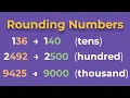 Round Numbers to the Nearest Ten Hundred Thousand and More