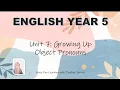 ENGLISH YEAR 5 UNIT 7 - GROWING UP GRAMMAR OBJECT PRONOUNS