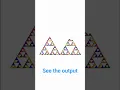 Sierpinski Triangle Draw Using Python