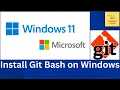 Git Bash on Windows - Getting Started guide for Beginners