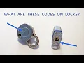 What Are The Small Codes You Sometimes See Printed On Locks
