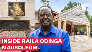 Inside Raila Amolo Odinga Mausoleum in Kang'O Ka Jaramogi, Bondo, Siaya County