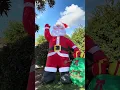 Giant Inflatable Santa with Lights Perfect for Festive Nights