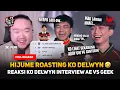 Download Lagu HIJUME ROASTING KO DELWYN 🤣 PESAN HIJUME KE NNAL \u0026 ABOY 🔥 REAKSI KO DELWYN INTERVIEW AE VS GEEK