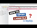 Fix phpMyAdmin Large File Size Error Import MySQL Database via Command Line
