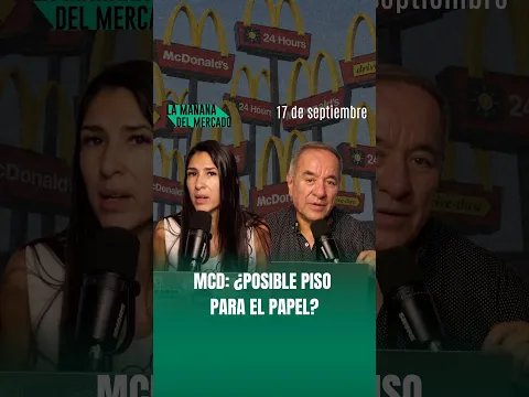 🍔 MCD: ¿posible piso para el papel?