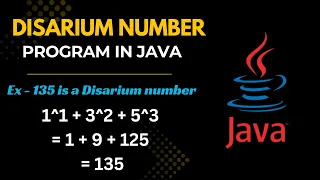 Disarium Number Program in Java Easy Methods FOR ICSE ISC
