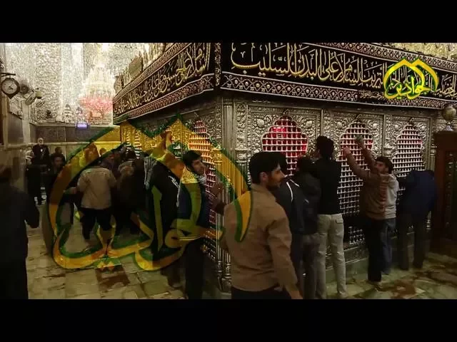 ⁣حصرياً - توافد الزوار عند فتح ضريح الإمامين الجوادين عليهما السلام