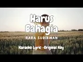 Download Lagu Harus Bahagia ( Karaoke Lyric -Original Key 🗝️) - Rara Sudirman ft Yovie Widianto