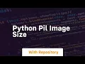 python pil image size