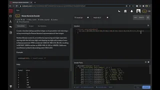 CodeWars Roman Numerals Encoder JavaScript Code Challenge