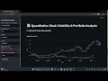 Quantitative Stock Portfolio Analyzer Python Streamlit Demo