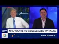 NFL wants to accelerate TV rights renegotiations to as early as next year Roger Goodell says