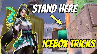 BEST GRIM SAGE WALLS LINEUPS SETUP ON ICEBOX VALORANT 2024