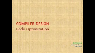 Optimization in Compiler Design
