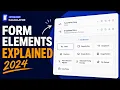 Form Elements Explained 2024