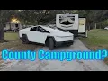 Full-Hookup RV Camping at C B Smith Park Cybertruck Rockwood Broward County Florida 2025