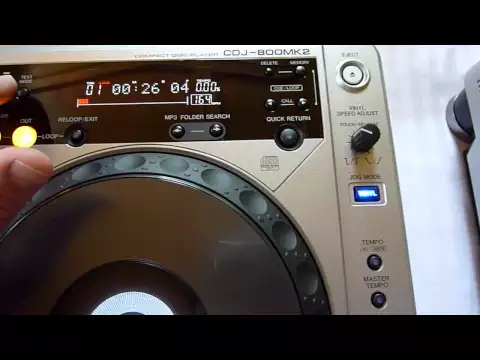 Download MP3 PIONEER CDJ-800MK2 (PAIR) PROFESSIONAL CD/MP3 TURNTABLES IN EXCELLENT CONDITION