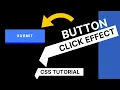 Amazing Button Click Effect Using Only HTML CSS Pure CSS Tutorial CodeWithTanmay