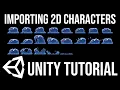 How to Import a 2D Character Sprite Sheet and Use in a GameObject in Unity 2021