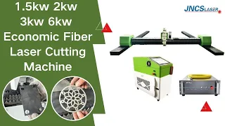 1.5kw Economic Portable Gantry Fiber Laser Cutting Machine for steel aluminum cutting