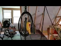 Harbor Freight electric hoist and trolley set up 4 I beam