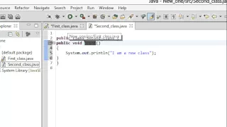 Java Beginners Tutorial - 15 Multiple Classes