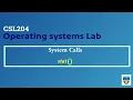 KTU CSL204 Operating Systems Lab - stat system call